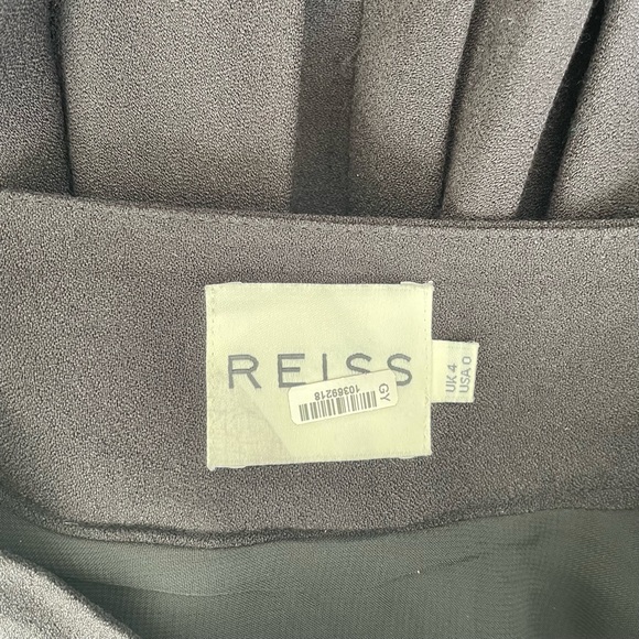 NWOT Reiss Alana full gathered skirt in black - Picture 5 of 7